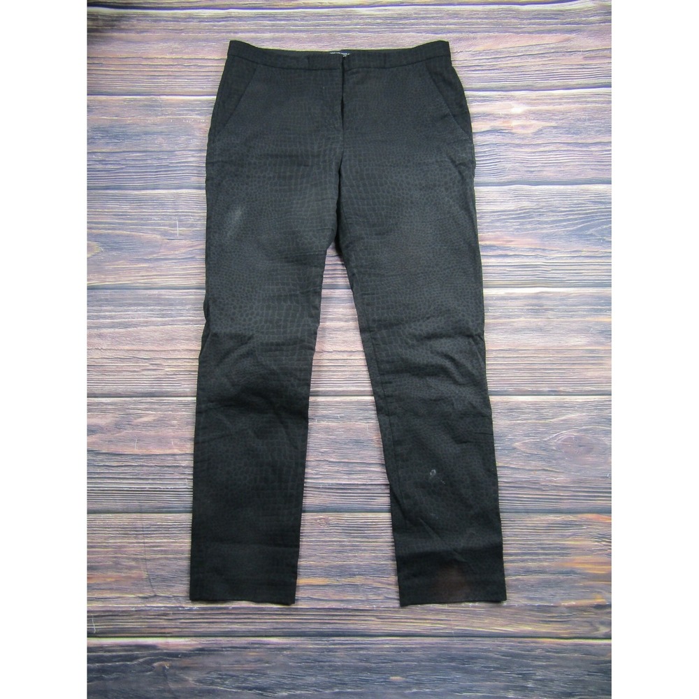 The Kooples Womens Size 36 Black Straight Leg Pants Trousers‎ Preowned